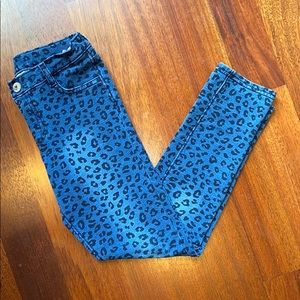Sonoma Girls size 7 Cheetah print jeggings EUC